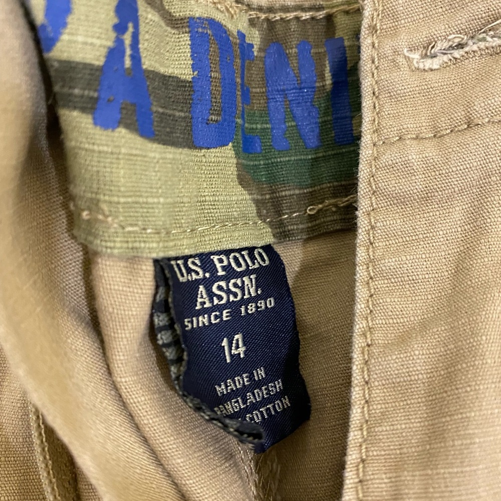 size 14 polo cargo shorts